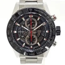 Tag Heuer — TAG Heuer S Carrera Chronograph CAR2A1W Black Dial Automatic Finished — Watch — resale