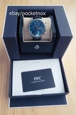 IWC — IWC Portofino Blue Chronograph - IW391036 - With International Warranty — Watch — resale