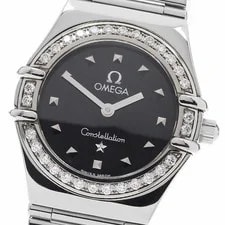 Omega — Omega Constellation Mini Diamond Bezel Quartz From Japan — Watch — resale