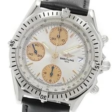 Breitling — 【junk】Breitling Chronomat 81950 Automatic Chronograph 39mm Silver Gold Dial Auth — Watch — resale