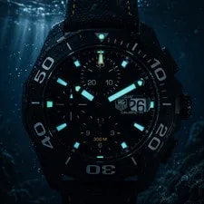 TAG Heuer — Tag Heuer Aquaracer Titanium Auto Chrono Full Set 1 Yr Warranty RRP £5250 — Watch — resale