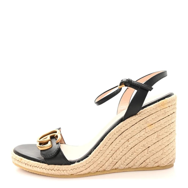 Gucci — Galassia Aitana Espadrille 10/95mm Wedge — Designer Shoe — resale