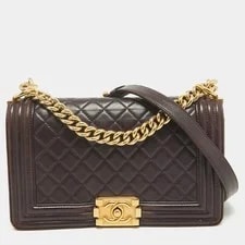 Chanel — Chanel Boy Medium Quilted Flap — Handbag — resale