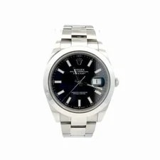 Rolex — Rolex Datejust II 41mm Ref 126300 Black Stick Dial Oyster Bracelet Box Card 2022 — Watch — resale