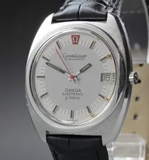 Omega — 1970 Near Omega Constellation f300Hz 38mm 198.002 Quartz Silver — Watch — resale
