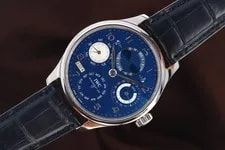 IWC — IWC Portuguese Perpetual Hemisphere Moonphase, Midnight Blue White Gold IW503203 — Watch — resale