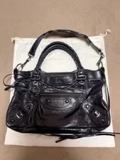 Balenciaga — Balenciaga First City 2Way Auth W/ Strap Mirror — Handbag — resale