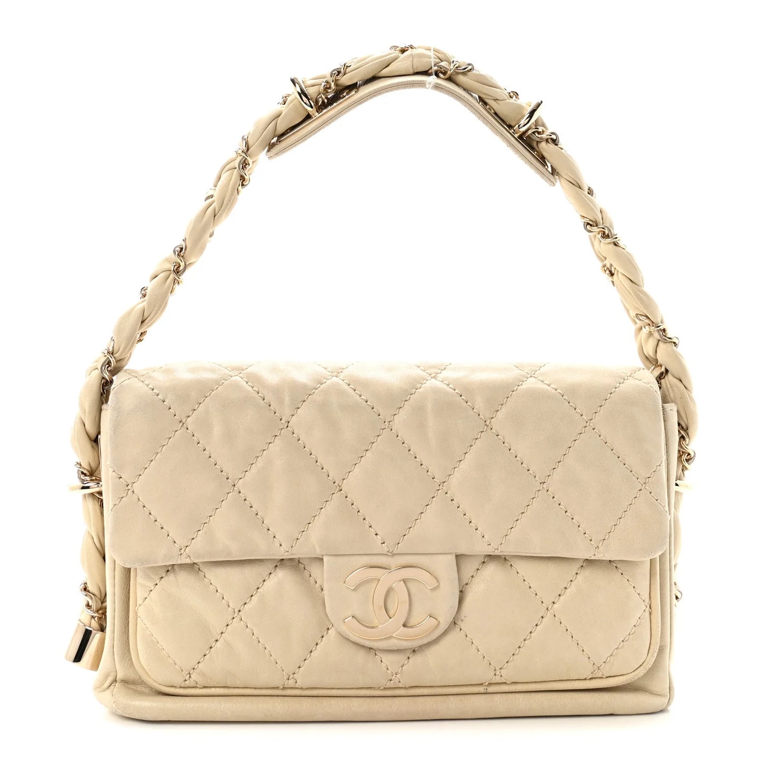 Chanel — Small Lady Braid Flap Light — Handbag — resale