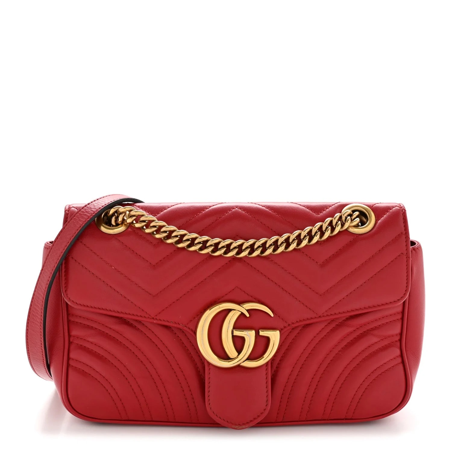 Gucci — Matelasse Mini GG Marmont Hibiscus — Handbag — resale