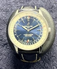 Breitling — Breitling Navitimer 41 A17326 41mm SS Blue Dial Automatic Date Leather — Watch — resale