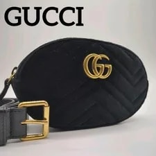Gucci — Gucci Marmont Quilted Waist Excellent Condition — Handbag — resale