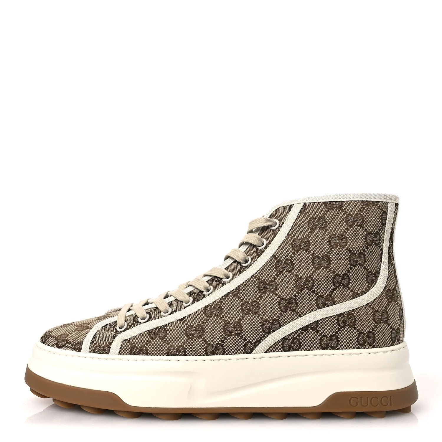 Gucci — New GG Tennis 1977 High Top 55mm Platform 11 Mystic — Sneaker — resale