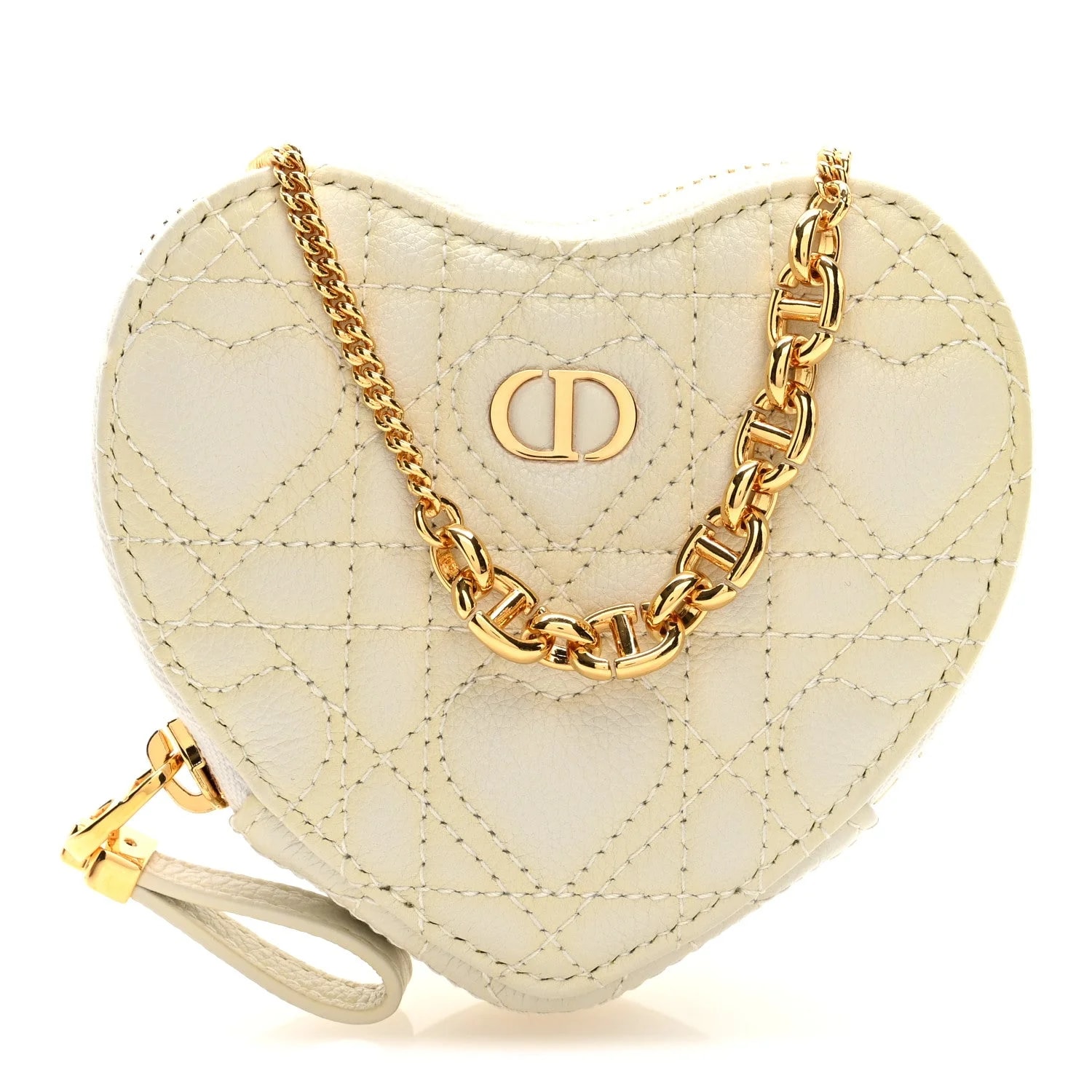 Dior — Dioramour Caro Heart With Chain — Handbag — resale