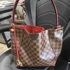 Louis Vuitton — Louis Vuitton Check Strap Lined Zip Pockets HW — Handbag — resale