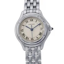 Cartier — Cartier Panthere W35001F5 Stainless Steel 26mm Ivory Dial Quartz #TZW345 — Watch — resale