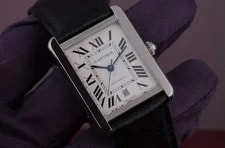Cartier — 2013 Cartier Tank Solo XL Automatic Stainless Ref. 3515 Ref. W5200027 W/ Papers — Watch — resale
