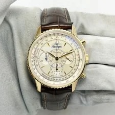 Breitling — Breitling Montbrillant Navitimer Blue Angels H30030.1 38MM Silver Dial 18K Rose — Watch — resale