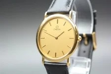 Omega — 1991 Omega de Ville Cal.1378 32mm Gold Dial Qz — Watch — resale