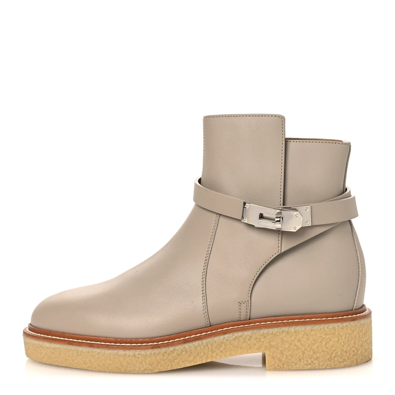 Hermès — History Ankle 39 Mastic — Designer Shoe — resale