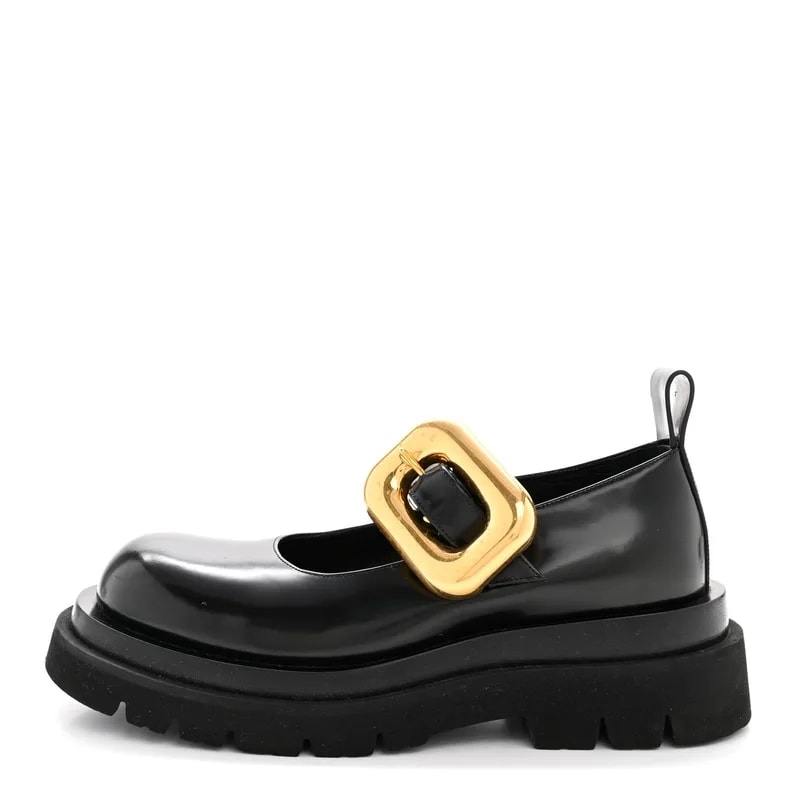 Bottega Veneta — Brushed Lug Mary-Jane — Designer Shoe — resale