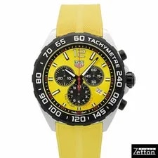 TAG Heuer — TAG Heuer CAZ101AM.FT8054 Formula 1 Quartz 43mm Yellow Dial St.Steel — Watch — resale