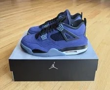 Jordan — Size 10.5 - Air Jordan 4 Retro Lakers — Sneaker — resale