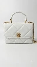 Hermès — Hermès ’s Top Handle Satchel Padlock Lock Accent — Handbag — resale