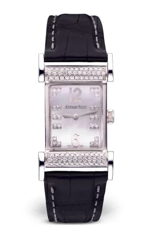 Worldofluxuryus — Audemars Piguet Canape Quartz White Gold and Diamonds — Watch — resale