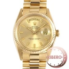 Rolex — Rolex Day Date 1803 Made in 1972 Wideboy Big Logo — Watch — resale