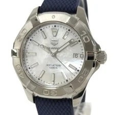 Tag Heuer — TAG Heuer Aquaracer White Shell SS Rubber Quartz SKAI-0 — Watch — resale