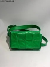 Bottega Veneta — Bottega Veneta Intreccio Woven 8-grid Cassette Belt — Handbag — resale