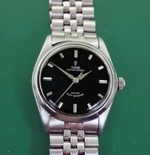Tudor — 1966 Tudor Oyster Prince Rolex Band Original Black Rose Dial — Watch — resale