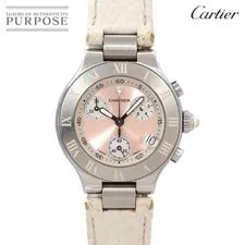 Cartier — Cartier Must 21 Chronoscaph SM W1020012 Chronograph Date Quart — Watch — resale