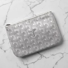 Goyard — Goyard Senat Coin Case Herringbone France — Handbag — resale