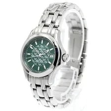 Omega — Omega Seamaster 120 Jacques Mayol 1998 2586.70 27mm SS Green #C10011 — Watch — resale
