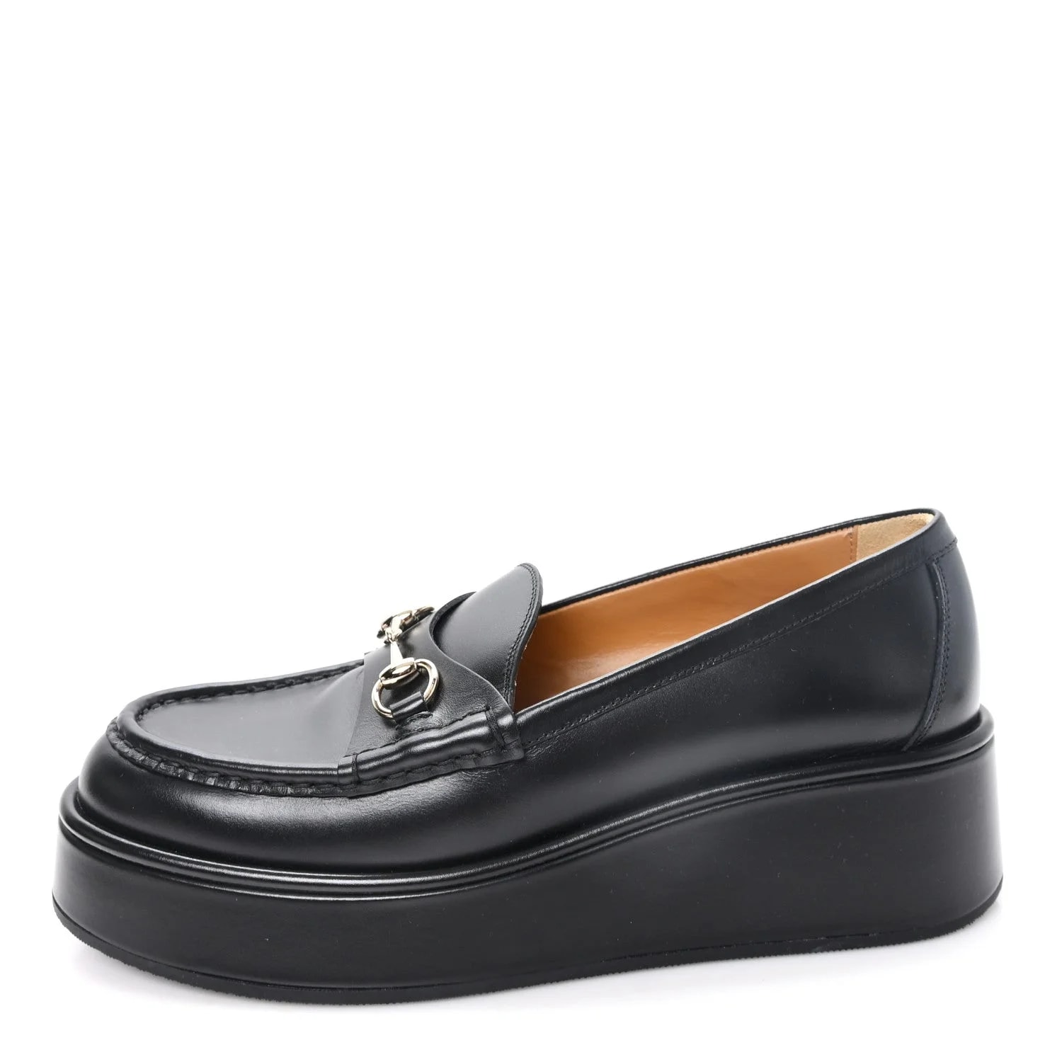 Gucci — Kama Horsebit Wedge Platform 38 — Designer Shoe — resale