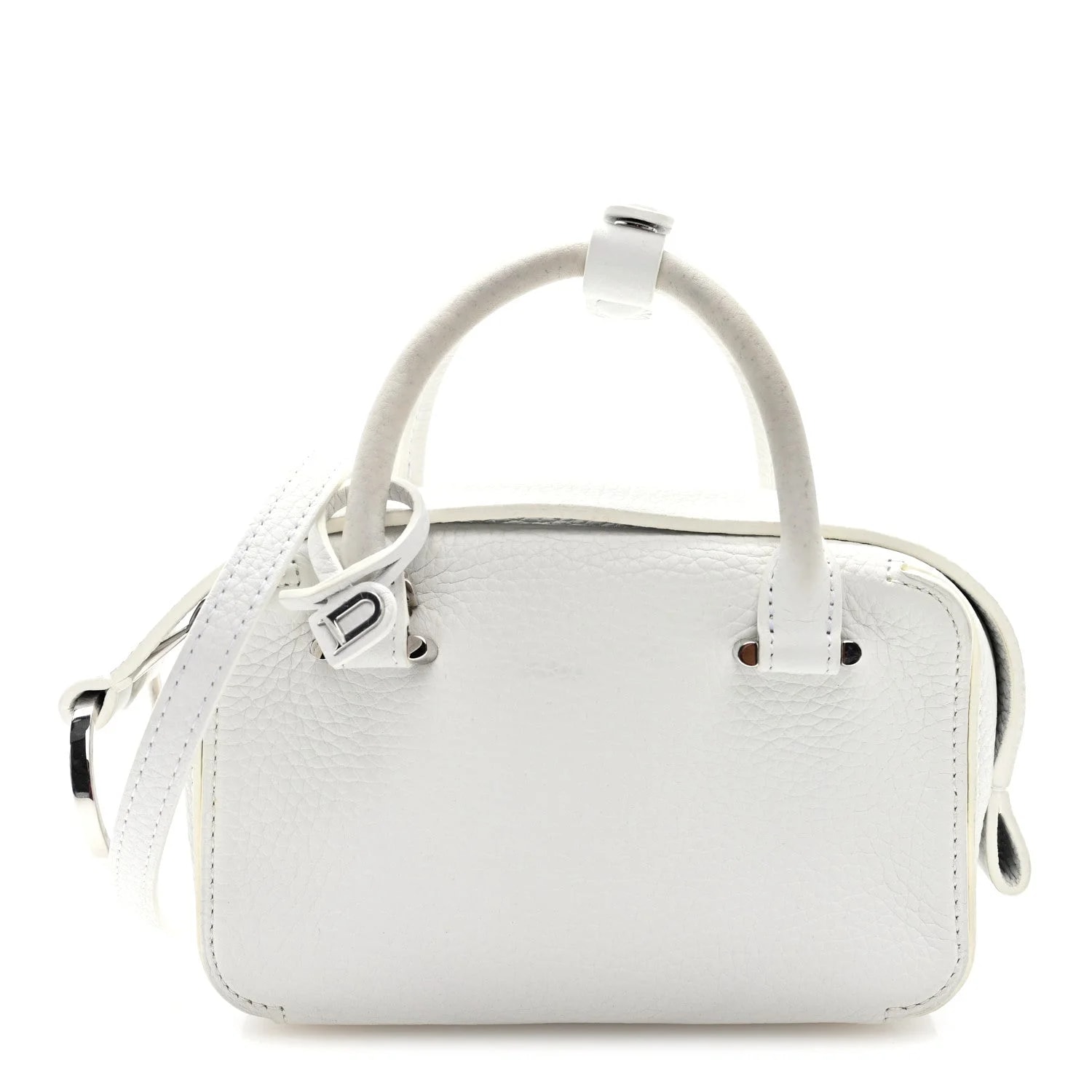 Delvaux — Taurillon Soft Nano Cool Box Satchel — Handbag — resale
