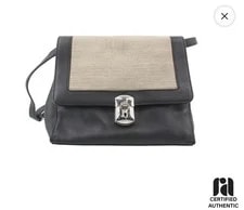Balenciaga — Balenciaga Padlock Accent Adjustable Strap Crossbody With Mirror — Handbag — resale