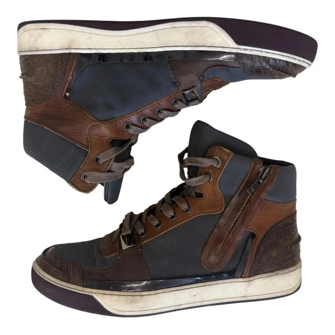 Lanvin — Lanvin + Imprint Side-Zip High-Top — Sneaker — resale