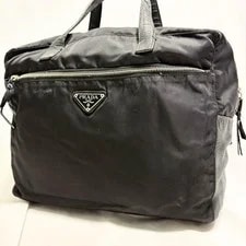Prada — Prada 2 Way Triangle Logo Hardware 637273 — Handbag — resale