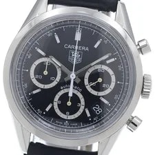 Tag Heuer — TAG Heuer Carrera CV2113-0 Chronograph Black Dial Automatic Watch_948519 — Watch — resale