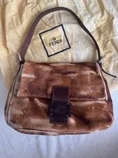 Fendi — Fendi Mamma Baguette Pony Hair — Handbag — resale