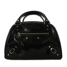 Balenciaga — Balenciaga LE City Bowling Enamel 203249 /KH10 ■OH — Handbag — resale