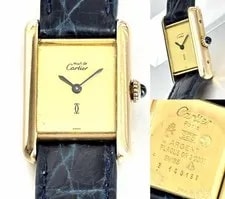 Cartier — Cartier Must Tank Manual Winding 925 Croco — Watch — resale