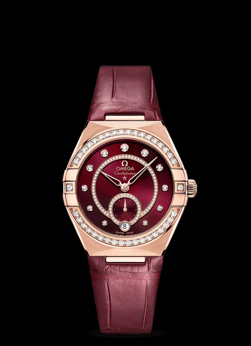 Worldofluxuryus — Omega Constellation Co-Axial Master Chronometer Small Seconds Sedna™ Gold & Diamonds Lady’s — Watch — resale