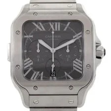 Cartier — Authentic Cartier Santos de Chronograph XL Japan LTD WSSA0078 Stainl... — Watch — resale
