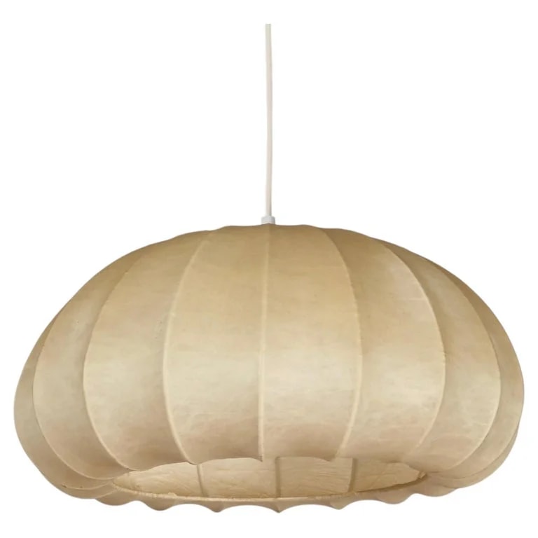 Achille & Pier Giacomo Castiglioni — Achille Castiglioni Mid-Century Flat Dome "Cocoon" Pendant, Italy 1960s — Furniture — resale