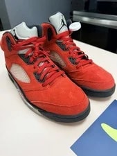 Jordan — Size 12 - Jordan 5 Retro Mid Raging Bull — Sneaker — resale