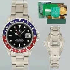 Rolex — 1990 Rolex GMT-Master Pepsi Blue Red 40mm Tritium Steel 16700 Box — Watch — resale