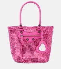 Balenciaga — Balenciaga LE Cagole Medium Woven Trim Basket $1390 — Handbag — resale